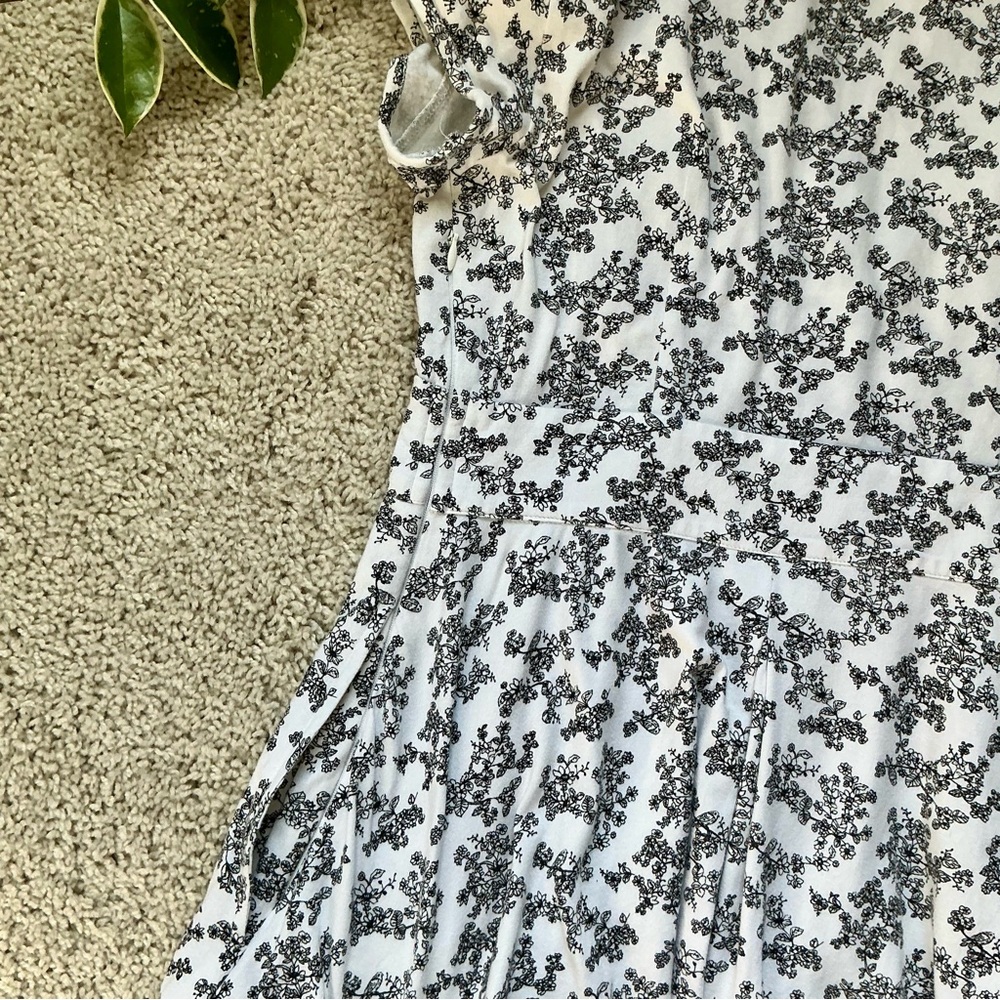 eShakti Vintage Inspired Short Sleeved Dress - Picture 4 of 8